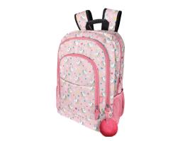 Mochila Mitos Unicornio Rosa Grande 3 Fechos 29x43x13cm