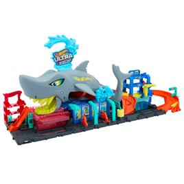 Hot Wheels City Ultra Shark Car Wash