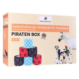 PAWS & PATCH Pensos adesivos  - Caixa Pirata, 6 rolos