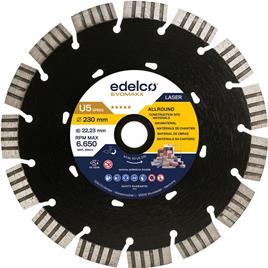 Edelco U5 Speed ??universal Construction Diamond Disc 230x22 Mm