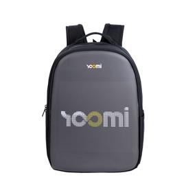 EXPLORE Mochila Yoomi com LED, para Portáteis de até 15,6', Poliéster, Cinzento