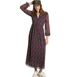 Pepe Jeans Pl953602 Long Sleeve Long Dress Colorido S Mulher