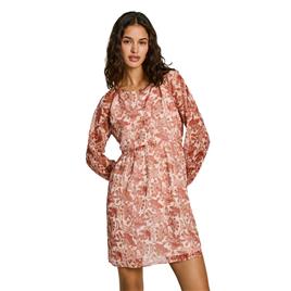 Pepe Jeans Pl953596 Long Sleeve Short Dress Laranja XL Mulher