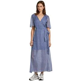 Pepe Jeans Pl953566 Short Sleeve Long Dress Colorido S Mulher