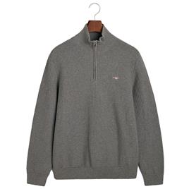 Gant 8030214 Half Zip Sweater Cinzento M Homem