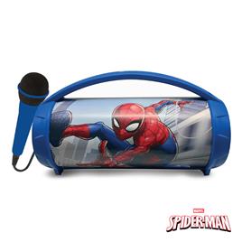 Coluna Portátil Spider-man c/ Luz e Microfone