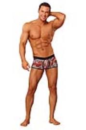 ENH SHORT LEOPARD LAC RED T. S