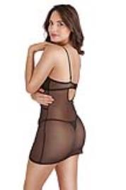 Vestido de peito nu Preto TU