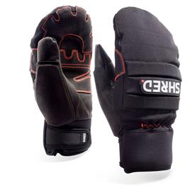 Shred All Mtn Protective Mittens Preto L Homem