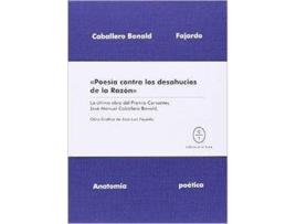 Livro Anatomia Poetica de Caballero Bonald (Espanhol)