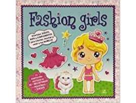 Livro Fashion Girls- Stickers -Pegatinas-Juegos (Espanhol)