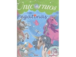 Livro Unicornios Con Pegatinas de Vários Autores