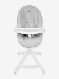 Kit de papa com tabuleiro + capa de proteção para a CHICCO Baby Hug 4 em 1 cinzento claro liso