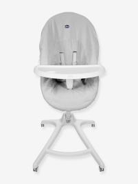 Kit de papa com tabuleiro + capa de proteção para a CHICCO Baby Hug 4 em 1 cinzento claro liso