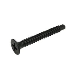 1000 parafusos de aço preto para painés de gesso 3,5x35 mm