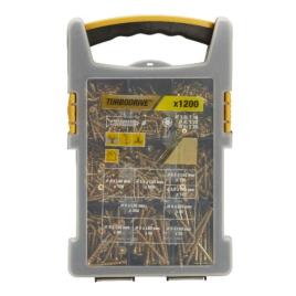 Jogo de parafusos ypz tx premium para madeira diversos 1200 unidades