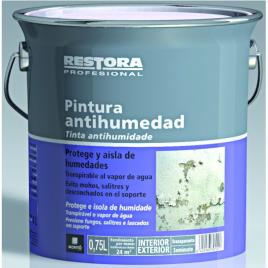 Tinta anti-humidade branca 750 ml