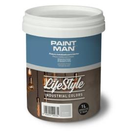 Tinta interior paintman lifestyle industrial metalizado alumínio 1l