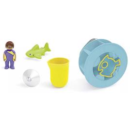Playmobil Junior Aqua: Water Wheel With Baby Shark