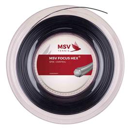 Msv Tennis Focus Hex 200 M Tennis Reel String Prateado 1.18 mm