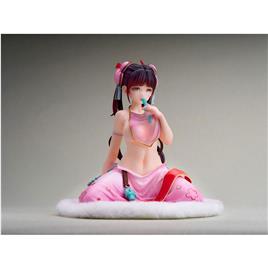 Adamas Pvc 1/6 Reiru Old Fashioned Girl Obested With Popsicles Original Character Statue 18 Cm Rosa