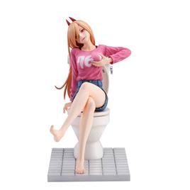 Estream Pvc 1/7 Power Chainsaw Man Statue 18 Cm Rosa