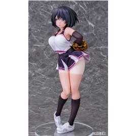 Gentlemen Pvc 1/6 Cheer Girl Dancing In Her Underwear Becouse She Forgot Her Spats Erotism Statue 25 Cm Roxo