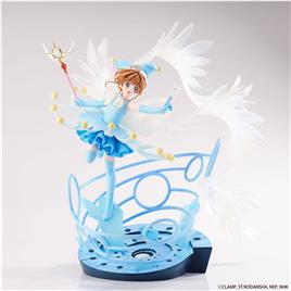 Estream Pvc 1/7 Sakura Kinomoto Battle Costume Water. Cardcaptor Sakura Statue 36 Cm Transparente