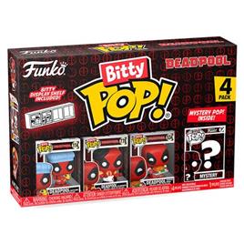 Funko Blister 4 Bitty Pop Figures Marvel Deadpool Bathtime