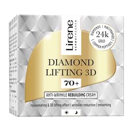 Creme Rosto Antirrugas 70+ Diamond Lifting 3D Lirene 50 ml