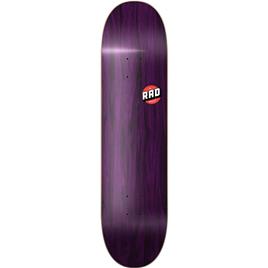 Rad Skateboards Blank Logo Skateboard Deck Roxo 8´´