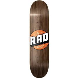 Rad Skateboards Solid Logo Skateboard Deck Dourado 8´´