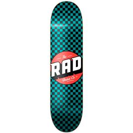 Rad Skateboards Checker Skateboard Deck Azul 8´´