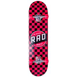 Rad Skateboards Checkers Skateboard Rosa 7.75´´