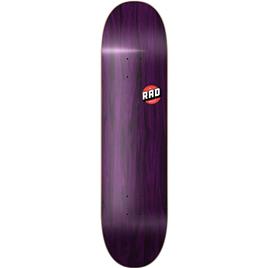 Rad Skateboards Blank Logo Skateboard Deck Roxo 8.125´´