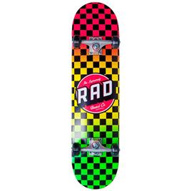 Rad Skateboards Checkers Progressive Skateboard Colorido 7.5´´