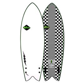 Softech Kiuss Fish 5´8´´ Surfboard Prateado 172.7 cm