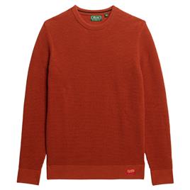 Superdry Textured Sweater Laranja 3XL Homem