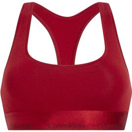 Calvin Klein Unlined Bra Vermelho S Mulher