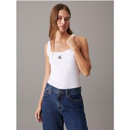 Calvin Klein Jeans J20j223192 Sleeveless T-shirt Branco L Mulher