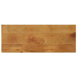 vidaXL Tampo de mesa retangular 90x30x3,8 cm mangueira maciça