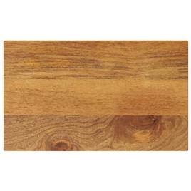 vidaXL Tampo de mesa retangular 50x20x3,8 cm mangueira maciça