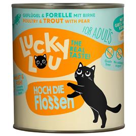 Lucky Lou Adult 6 x 800 g - Aves e truta
