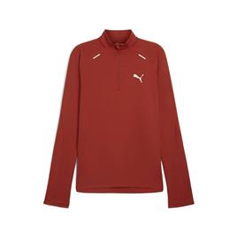 Puma Cloudspun Half Zip Long Sleeve T-shirt Vermelho XL Homem