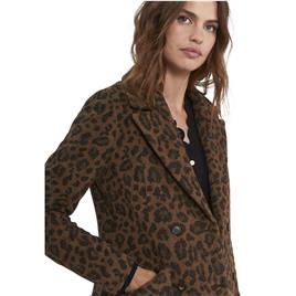 Casaco com estampado leopardo, Icode