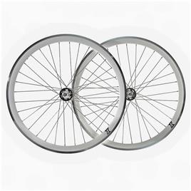 Sxt Sxt18 Single Speed/fixie 40 28´´ 700c Wheel Set Prateado