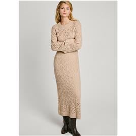 Pepe Jeans Hailey Long Sleeve Long Dress  S Mulher