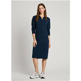 Pepe Jeans Haddie Long Sleeve Midi Dress  M Mulher