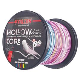 Falcon Hollow Core Leader Sinking Big Game 300 M Braided Line Colorido 60 Lbs