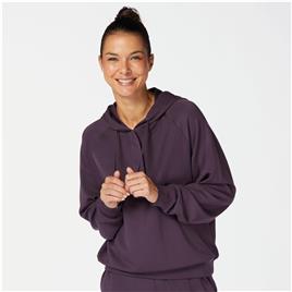 Doone Neutral Lux 324 - Roxo - Sweatshirt Capuz Mulher tamanho XS